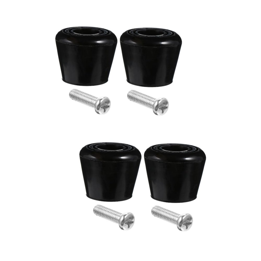BESPORTBLE 8pcs Roller Skates Brake Block Braking Shoes Holder for Double-Row Skating Easy to Install Stabilizes Fast Stops Includes Brake Screws
