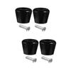 BESPORTBLE 8pcs Roller Skates Brake Block Braking Shoes Holder for Double-Row Skating Easy to Install Stabilizes Fast Stops Includes Brake Screws