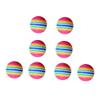BESPORTBLE 8pcs Rainbow Eva Practice Balls Set for Indoor Training Soft and Lightweight Golf Training Aid Safe for Home Use view 1