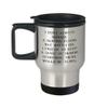 Nurse Manager Travel Mug, Funny Nurse Manager Gift, Nurse Manager Gift Idea, Novelty Gift for Men or Women, Humor, Nurse Manager view 1