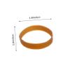 BESPORTBLE 1set Elastic Ski Brake Band Rubber Retainers Snowboard Brake Retainers for Easy Installation of Thick Outdoor Sports Accessories view 3