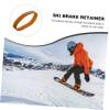 BESPORTBLE 1set Elastic Ski Brake Band Rubber Retainers Snowboard Brake Retainers for Easy Installation of Thick Outdoor Sports Accessories view 4
