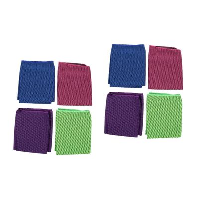 BESPORTBLE 8pcs Mission Cooling Towels Sports Towel for Hot Weather Men Women Workout Cooling Neck Wraps Lightweight and Compact for Gym Yoga Running Cycling Travel
