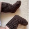 Zaya KIDS Pure Wool Socks - Dye-Free Organic Mongolian Sheep Wool - Soft, Cozy Small Kids Cold-Weather Essentials (US, Age, 5 Years, 6 Years, Choco brown) view 2