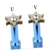 BESPORTBLE 3pcs Cutter Club Groove Sharpener Red Groove Brush Tool Golf Club Re-Grooving Cleaning Tool Precision Construction view 2
