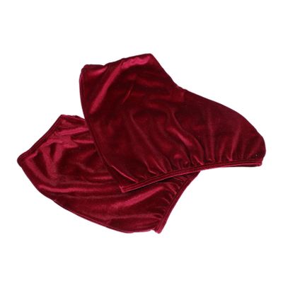 BESPORTBLE 1pair Comfortable Boot Covers for Ice and Roller Skates Elastic Protection Easy to Use Portable Design Wine for Figure Skating Performance and Practice