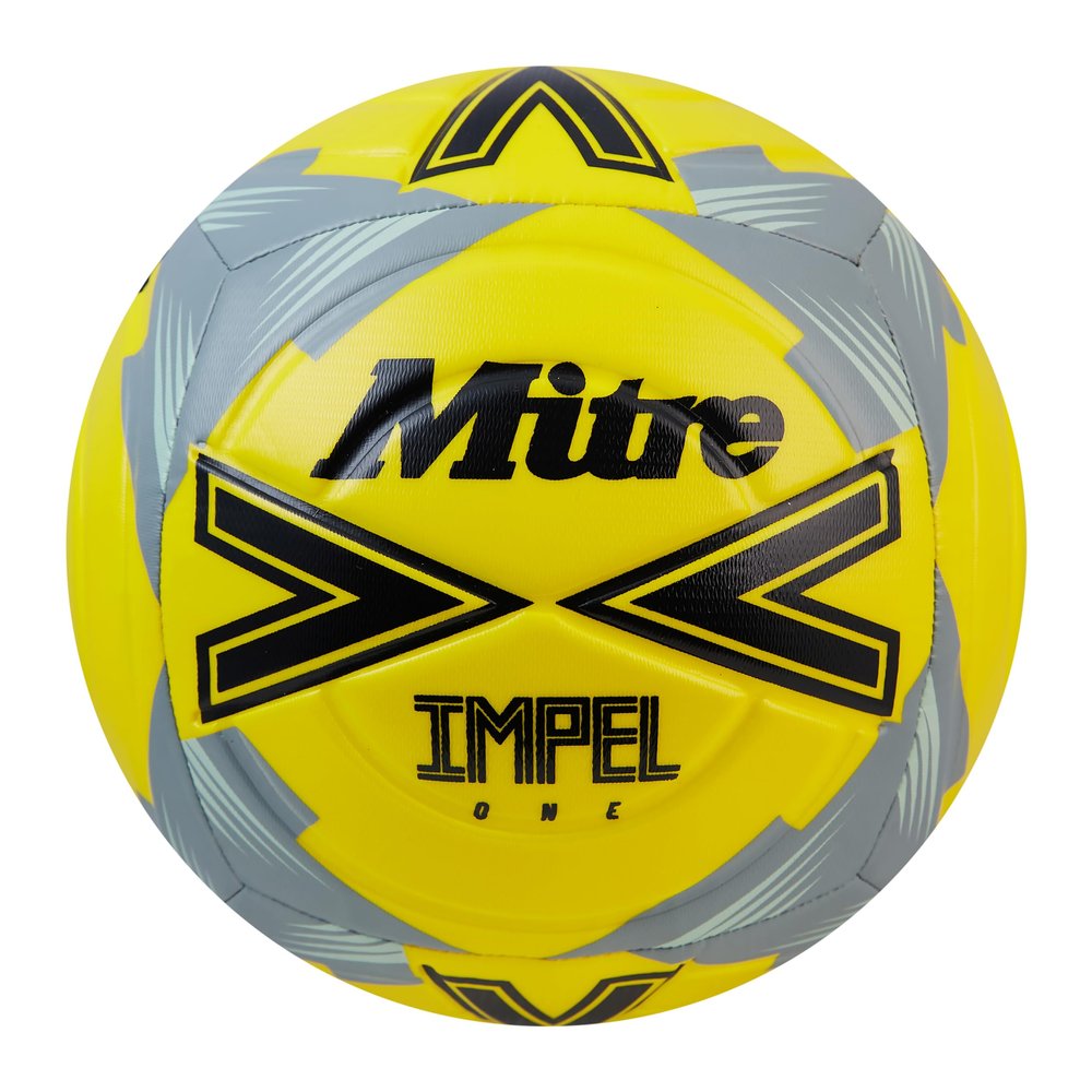 Mitre IMPEL Soccer Ball  Training Soccer Balls for Kids & Youth - Durable 6-Panel Construction - Soft-Touch Foam & Hyperflow Grooves - All-Weather Soccer Practice Equipment for Grass or Astroturf