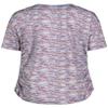 Calvin Klein Girls' Short Sleeve Performance T-Shirt, Crew-Neck Neckline & Logo Detailing, Misty Lilac, 7 view 2