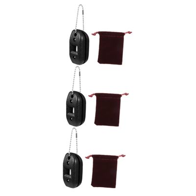 BESPORTBLE 3pcs Hockey Skate Sharpener Ice Skate Blade Guards Portable Keychain Sandstone Grindstone