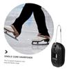 BESPORTBLE 3pcs Hockey Skate Sharpener Ice Skate Blade Guards Portable Keychain Sandstone Grindstone view 3