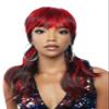 Mane Concept Red Carpet Synthetic Short Cut Full Wig - RCP1083 MULLET 2 (1), 1 Jet Black view 1