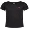 Calvin Klein Girls' Short Sleeve Performance T-Shirt, Crew-Neck Neckline & Logo Detailing, Black Mesh, 8-10 view 1