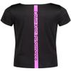 Calvin Klein Girls' Short Sleeve Performance T-Shirt, Crew-Neck Neckline & Logo Detailing, Black Mesh, 8-10 view 2