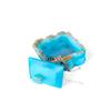 Jewelry Box, Gift for Women, Girls, Teens, RESIN JEWELRY BOX, Trinket Storage Container for Rings, Earring, Necklace, Bracelet (Blue) view 2
