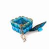 Jewelry Box, Gift for Women, Girls, Teens, RESIN JEWELRY BOX, Trinket Storage Container for Rings, Earring, Necklace, Bracelet (Blue) view 3