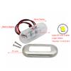 RAGBUSCLE 2-Pack Courtesy Interior Deck Light Navigation for Transom Stern Cabin Lighting, Waterproof Boat Marine White LED Lights, Boat Interior Deck Courtesy Light for Fishing Kayak Yacht Sailboat view 4