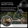 Head-Mounted Night Vision Monocular Goggles with Elastic Head Strap, Default 7X Magnification, Digital Infrared NVG Equipment 1148FT Range with 1.54in HD Screen, Rechargeable for Ghost Hunting Camping view 3