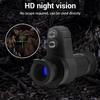 Head-Mounted Night Vision Monocular Goggles with Elastic Head Strap, Default 7X Magnification, Digital Infrared NVG Equipment 1148FT Range with 1.54in HD Screen, Rechargeable for Ghost Hunting Camping view 4