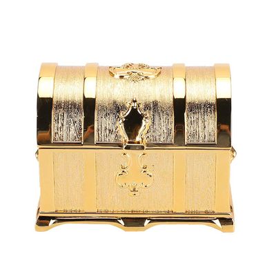 Xcello Golden Retro Treasure Chest Jewelry Box, European Pirate