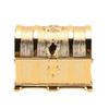 Xcello Golden Retro Treasure Chest Jewelry Box, European Pirate view 1