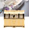 Xcello Golden Retro Treasure Chest Jewelry Box, European Pirate view 4