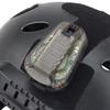 ALOEU Helmet Survival Beacon Light Helmet Strobe Light Survival Safety IR Flashlight Waterproof Signal Light with Tape D, Gray Black view 3
