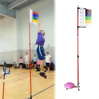MTNBHH Professional Jump Measurement Test Stick Pole Tool, Adjustable Vertical Jump Tester 3.9ft-11.5ft Adjustable Height for Basketball/Badminton