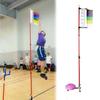 MTNBHH Professional Jump Measurement Test Stick Pole Tool, Adjustable Vertical Jump Tester 3.9ft-11.5ft Adjustable Height for Basketball/Badminton view 1