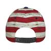 Wood Rustic American Flag Baseball Cap Men Women - Classic Adjustable Size for Running Workouts and Outdoor Activities All Seasons Dad Hat Gift view 2