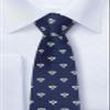 Retreez Tennis Ties for Boys | Tennis Neckties For Kids | Formal and Casual Tie | Birthday Gift For Boys | 8-10 years Boy's Tie - Navy Blue view 3