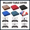 K-Musculo Pool Table Cover, Heavy Duty Leatherette Billiard Table Cover, Waterproof and Tearproof, 6.5/7/ 7.5/8/ 8.5/9 Feet Fitted, 6.5-84" L  48" W  8" H, Emerald Green view 4