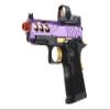 Lancer Tactical STRYK Hi-Capa 4.3 Gas Blowback Airsoft Pistol with Red Dot Mini Sight (Black/Purple) view 4