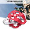 Climbing Pulley, Aluminium Magnesium Alloy Heavy Duty Single Swivel Rope Pulley Block Climbing Safety Equipment for Rock Climbing Mountaineering view 3