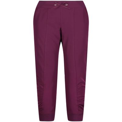 Calvin Klein Girls' Logo Sweatpants, Fleece Joggers with Ribbed Cuffs & Waistband, Dark Purple CKP, 16