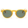 JOVAKIT Vintage Kids Polarized Sunglasses for Girls Boys Age 2-9, Round Sun Glasses for Children UV400 Protection (Yellow/G15) view 2