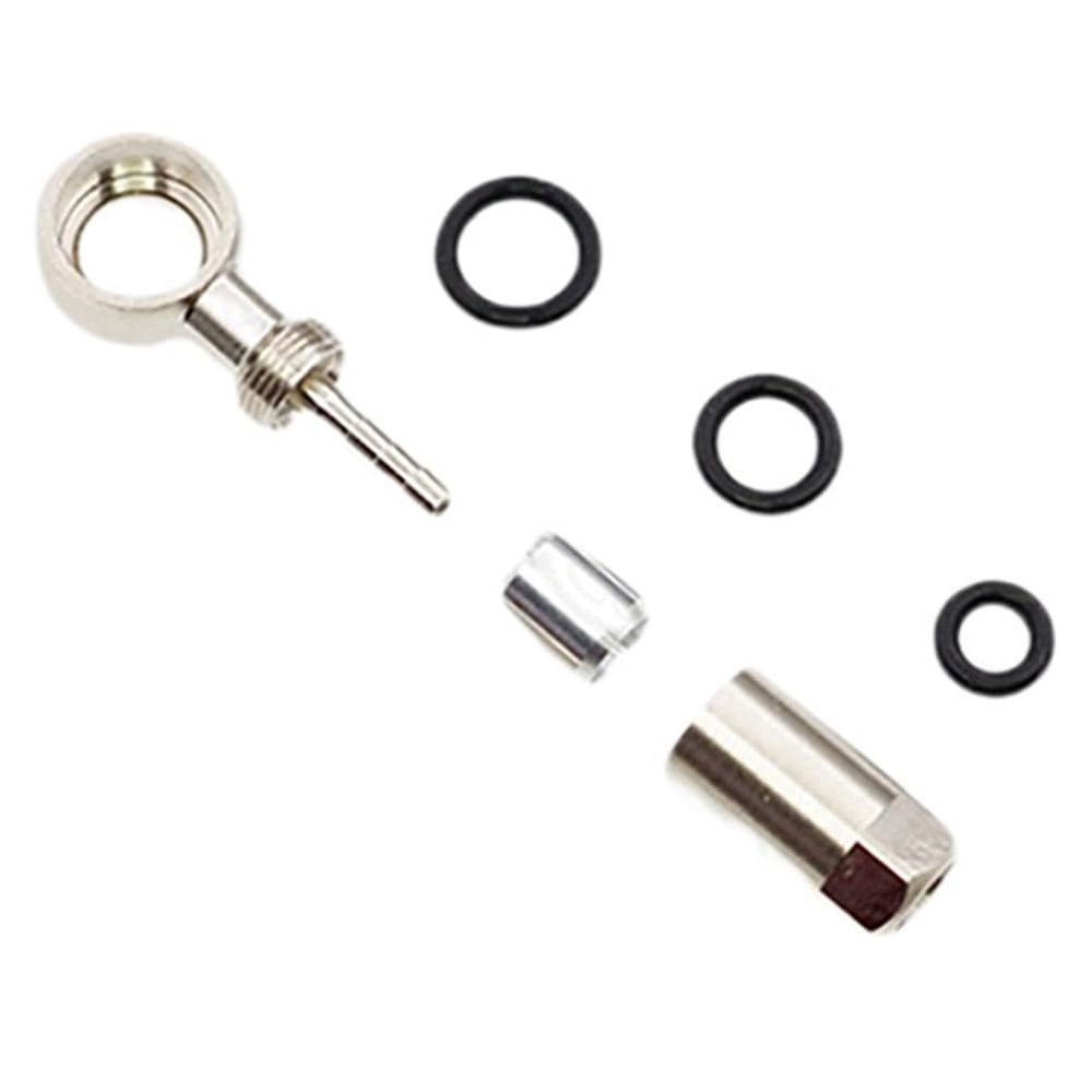 ALOEU Bicycle Disc Brake Banjo Connector Oil Needle Olives Ring Screw Kit for SRAM Level/Ultimate A1,Code R B1 Calipers, silver