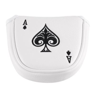ALOEU Golf Mallet Putter Cover Headcover Magnetic Club Protector Fits for Odyssey 2 Ball Style Putters,RH LH