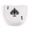 ALOEU Golf Mallet Putter Cover Headcover Magnetic Club Protector Fits for Odyssey 2 Ball Style Putters,RH LH
