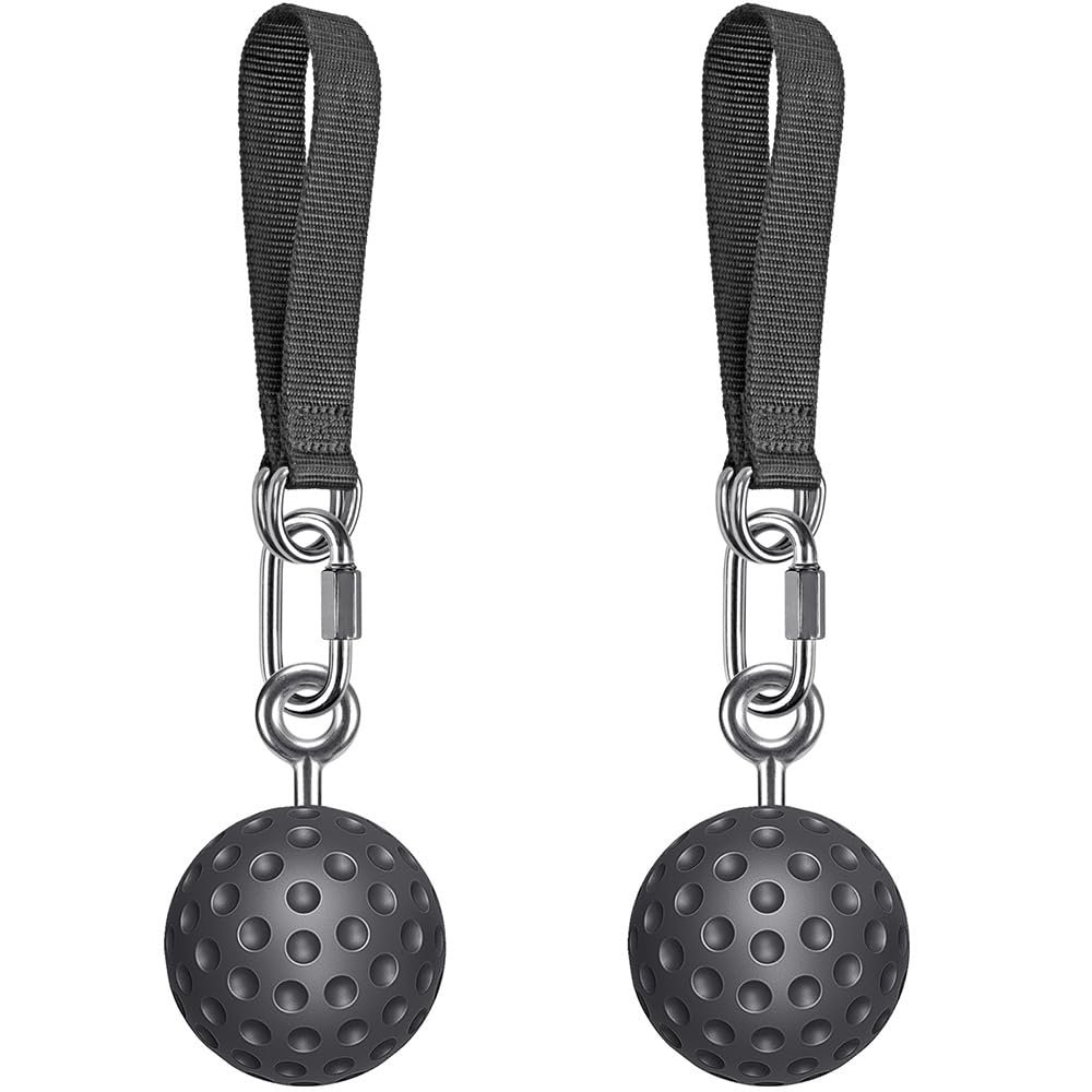 SELEWARE Non-Slip Pull Up Power Balls, Rock Climbing Grips for Strength Training, Forearm and Hand Exerciser for Chin Up Bar, Kettlebell, Barbell, Resistance Band Handles, Home Gym Workout Equipment