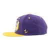 Washington Huskies NCAA Officially Licensed Hat Flat Snapback Z11 Retro Flashback Team Color view 3
