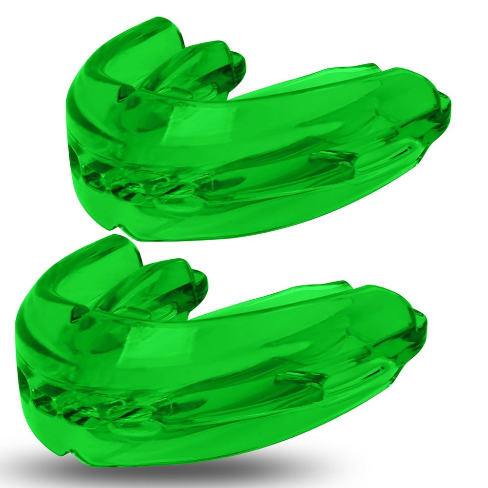 2Pcs Sport Mouth Guard Youth Adult, Mouthguard for Braces, MouthGuard for Braces for Sports, No Boil Mouth Guard, Soft, Football, Taekwondo, Jujitsu and Karate