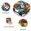 Tampons Collect Bags for Women Girls, Sanitary Napkin Storage Disposal Pouch, Lightweight Menstrual Cup Bag Soccer Football view 3