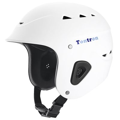 Tontron Sailonger Adult Full Cut Whitewater Kayaking Rafting Paddling Watersports Helmet (Matte White, Large)
