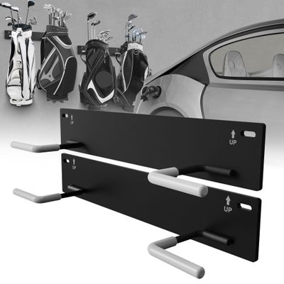 Chenteel Golf Bag Storage Rack for Garage Wall Mount,Golf Bag Garage Organizer,Golf Club Rack for Garage,Golf Bag Hanger/Holder/Hook,Golf Storage System & Accessories (2 Pack)