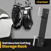 Chenteel Golf Bag Storage Rack for Garage Wall Mount,Golf Bag Garage Organizer,Golf Club Rack for Garage,Golf Bag Hanger/Holder/Hook,Golf Storage System & Accessories (2 Pack) view 2