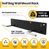 Chenteel Golf Bag Storage Rack for Garage Wall Mount,Golf Bag Garage Organizer,Golf Club Rack for Garage,Golf Bag Hanger/Holder/Hook,Golf Storage System & Accessories (2 Pack) view 3
