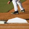 Sosoport Baseball Softball Home Plate Baseball Pitcher Plate Portable Throw Down Plate Spot Reusable Baseball Training Plate for Gym Teachers Skill Camp Instructors view 3
