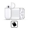 Head Case Designs Officially Licensed Louisiana State University LSU Plain Clear Hard Crystal Cover Compatible with Apple AirPods 3 3rd Gen Charging Case view 3