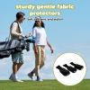 Aymzbd 3pcs Long Neck Golf Club Head Cover Wood Headcover for Women, Black view 4