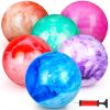 FUTUREPLUSX 6PCS Inflatable Playground Balls, 8.7 Inches Kickball Dodge Ball with Pump, for Kids Indoor and Outdoor Play, Party Favors view 1